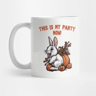 this is my party now. easter rabbit takeover Mug